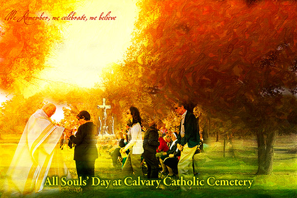 All Soul's Day at Calvary Catholic Cemetery, Clearwater, Fla.